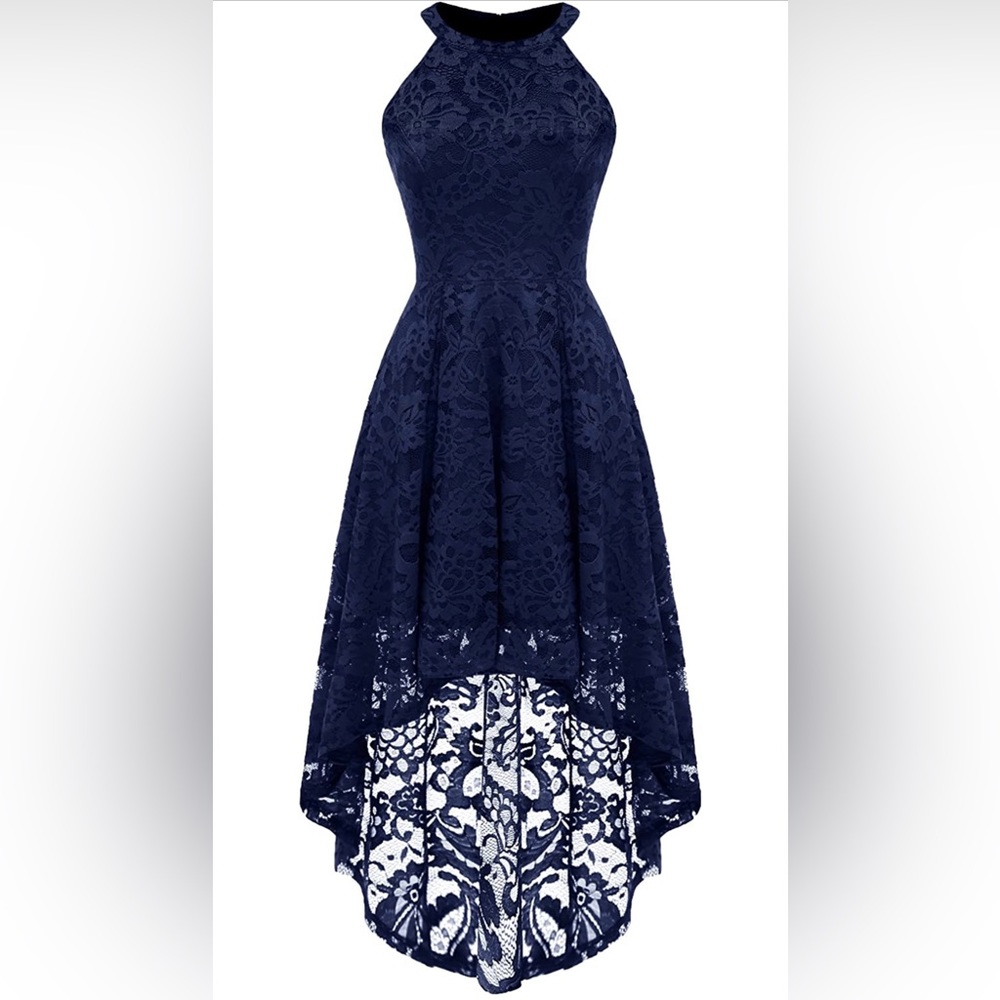 Dressystar Women's Halter Floral Lace Cocktail Party